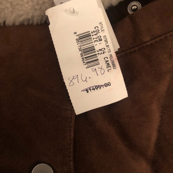 Eleventy Men's Brown Suede Vest Size 52/L - Picture 8 of 11